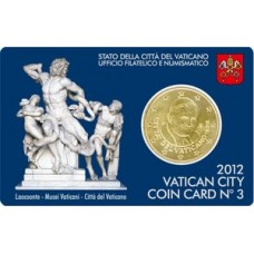 Vaticaan 50 cent 2012 coincard nr. 3